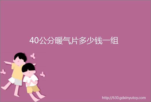 40公分暖气片多少钱一组