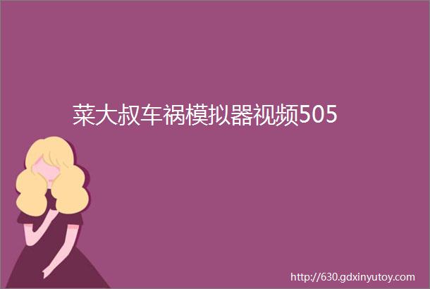 菜大叔车祸模拟器视频505