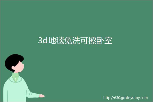 3d地毯免洗可擦卧室