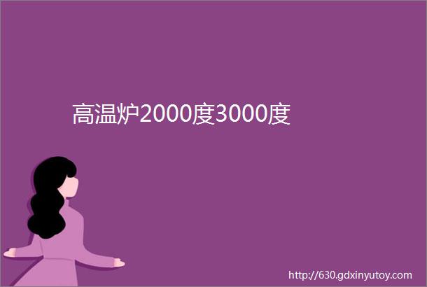 高温炉2000度3000度