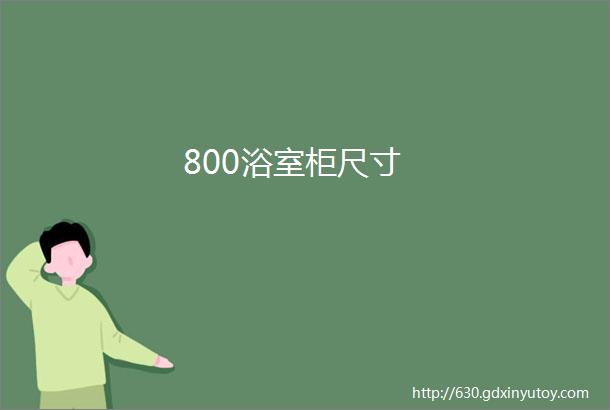 800浴室柜尺寸